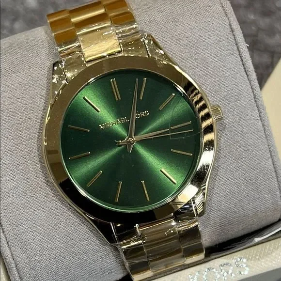 NIB MICHAEL Michael Kors Steel Unisex Runway Watch. 81QNv+t0f3L._AC_UY350_.jpg main image 2